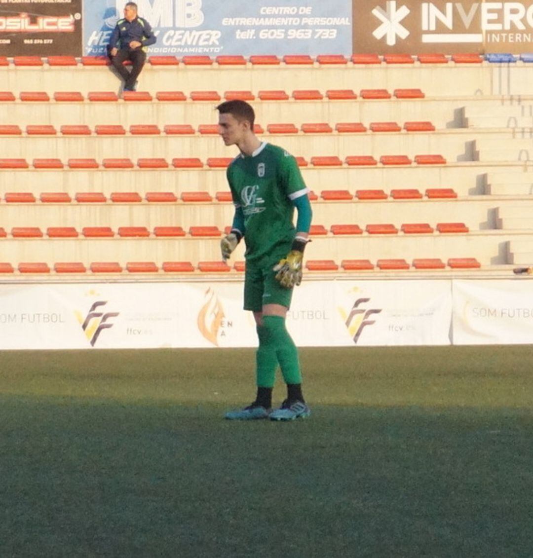 Carles Fluixà intentará mantener su portería a cero