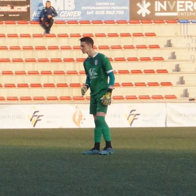 Carles Fluixà intentará mantener su portería a cero