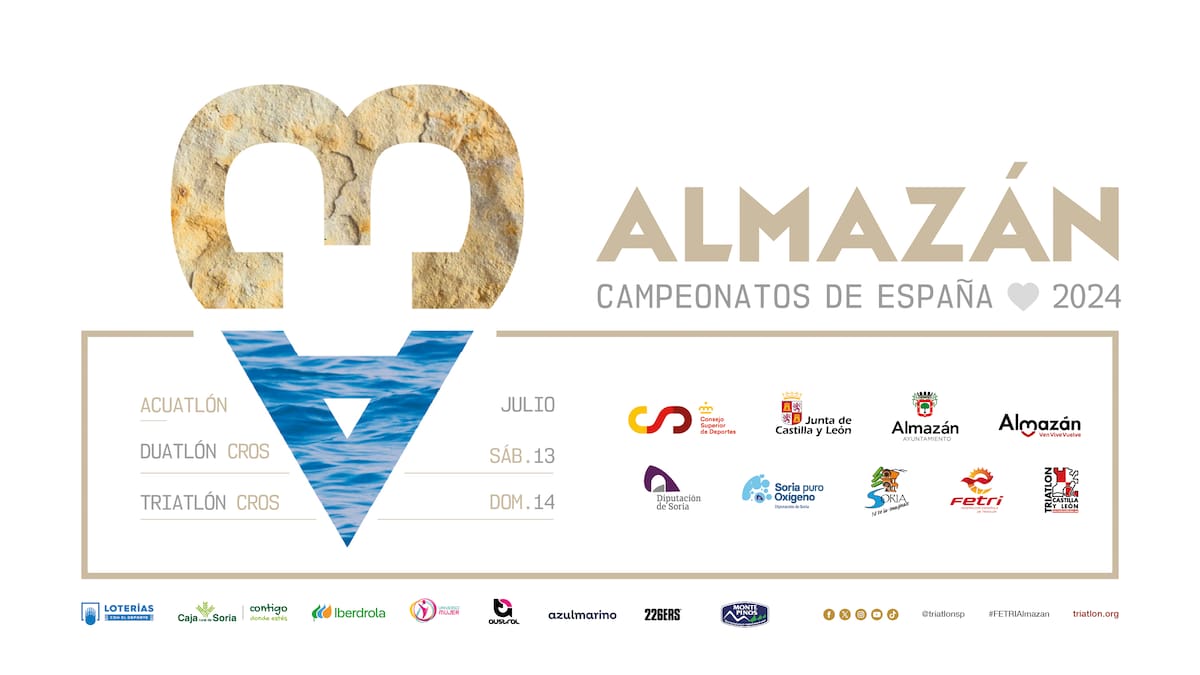 José Hidalgo (Pte. Fed. Esp. Triatlón) Celebración Ctos. España Triatlón Almazán. Soria