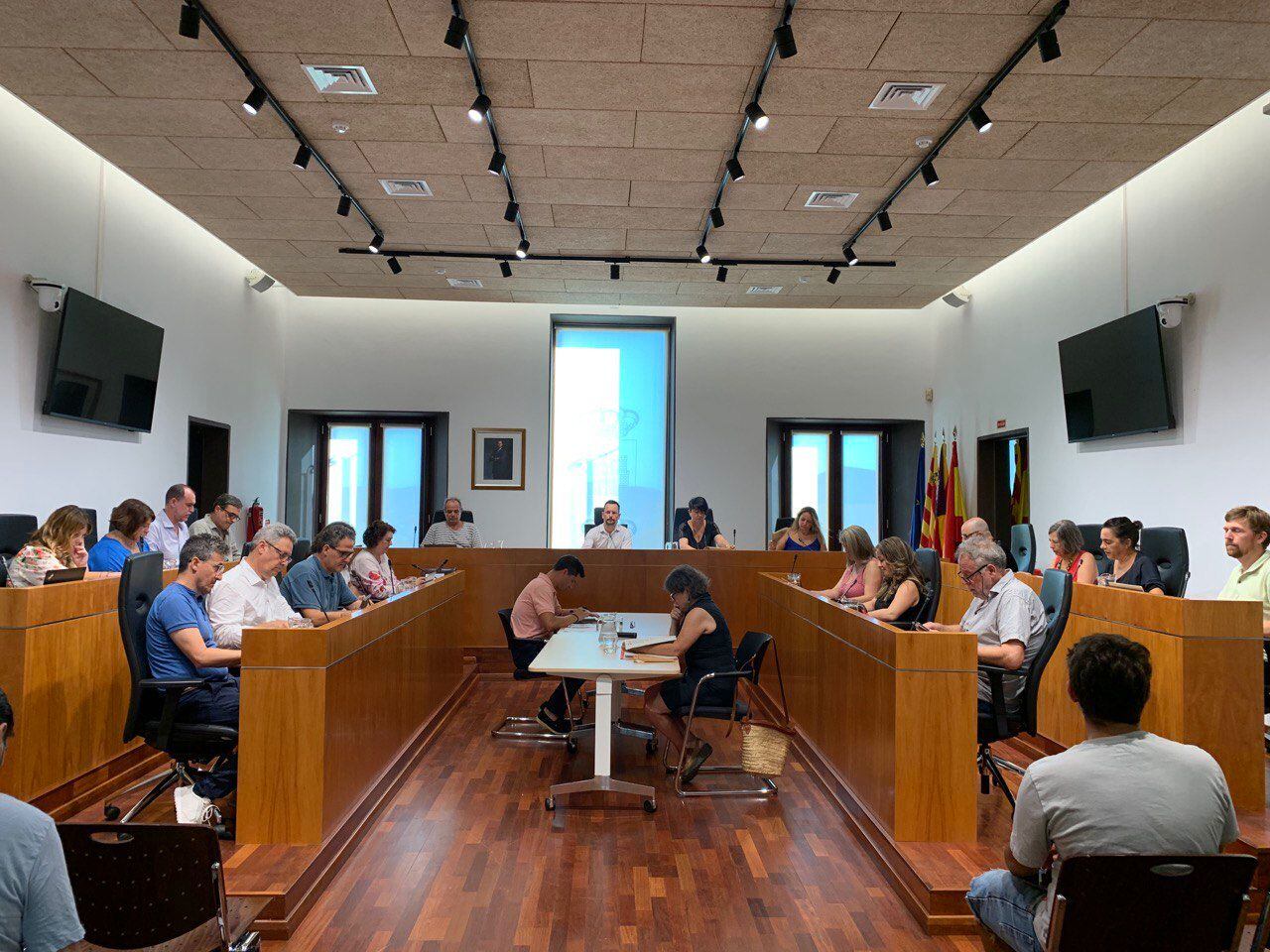 Imagen de un pleno del Ayuntamiento de Ibiza