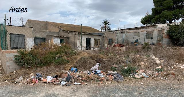 Zona del Aljibe, antes y después de su recuperación