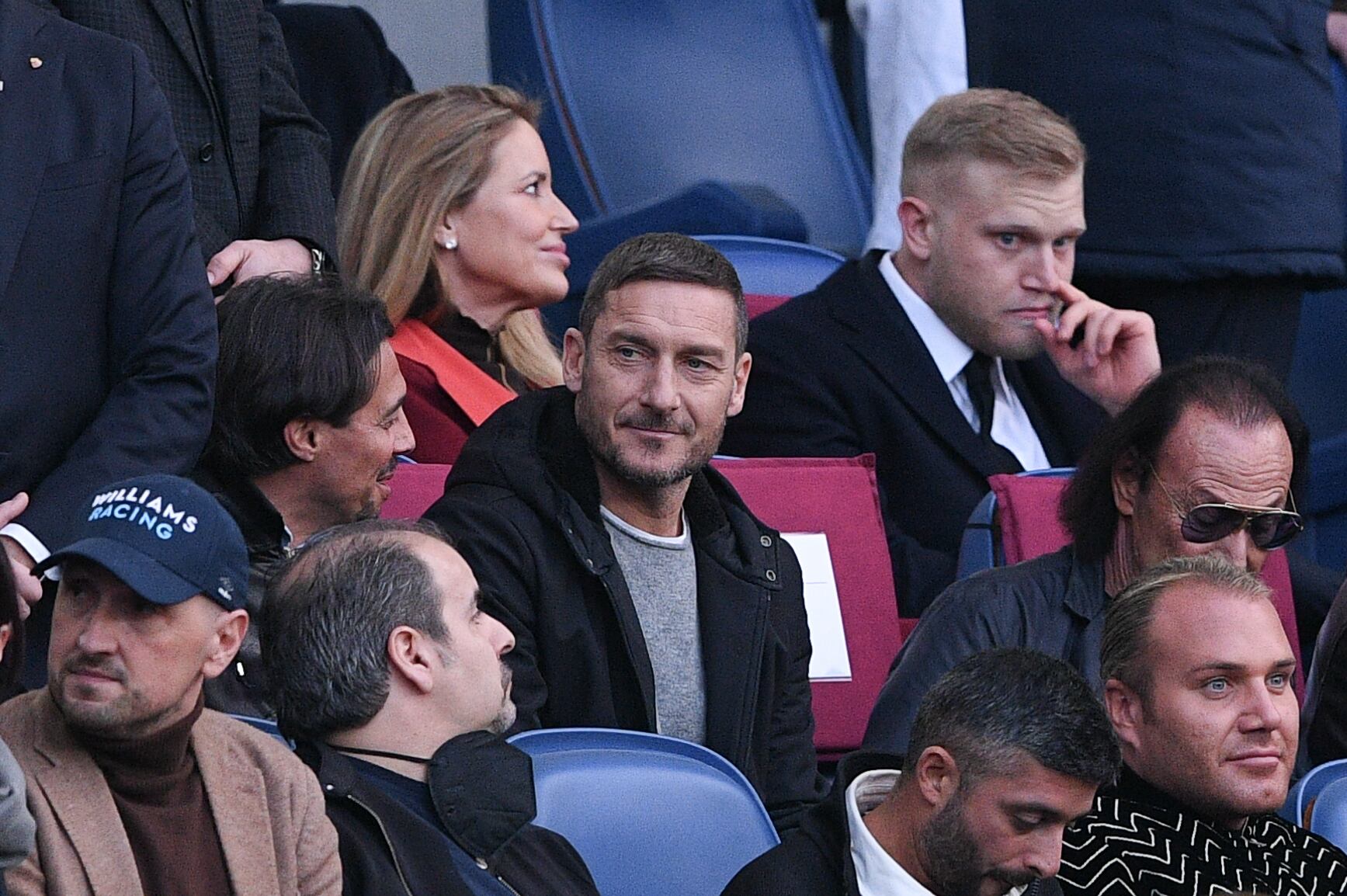 Francesco Totti durante un partido de la Roma.