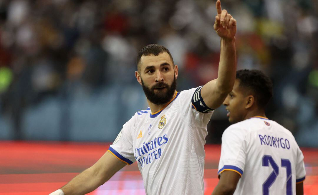 Karim Benzema, tras marcar al Athletic