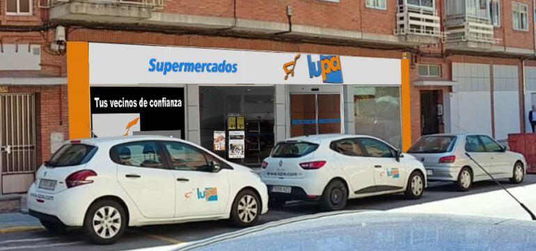 Fachada del nuevo supermercado ubicado en la calle Doctor Jesús Galán de Ávila