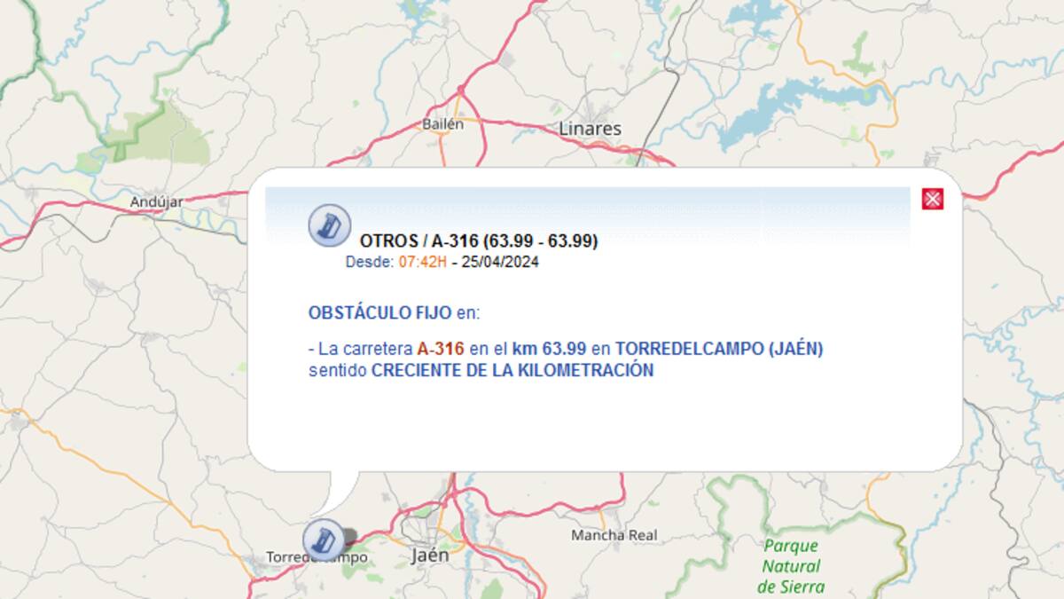 Dos conductoras atrapadas tras sufrir sendos accidentes en las carreteras de la provincia de Jaén en la madrugada de este jueves
