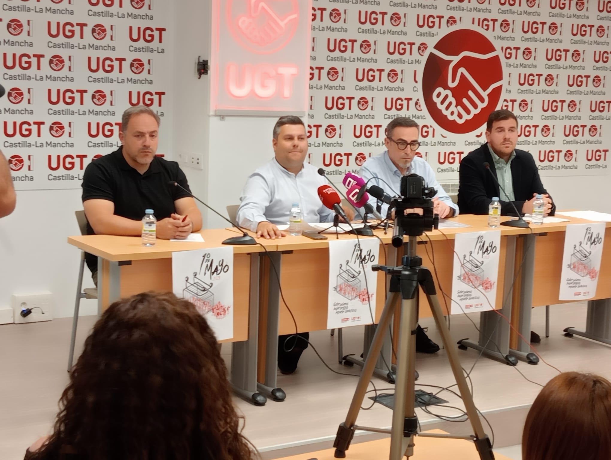 Rueda de prensa conjunta UGT-CCOO en Toledo