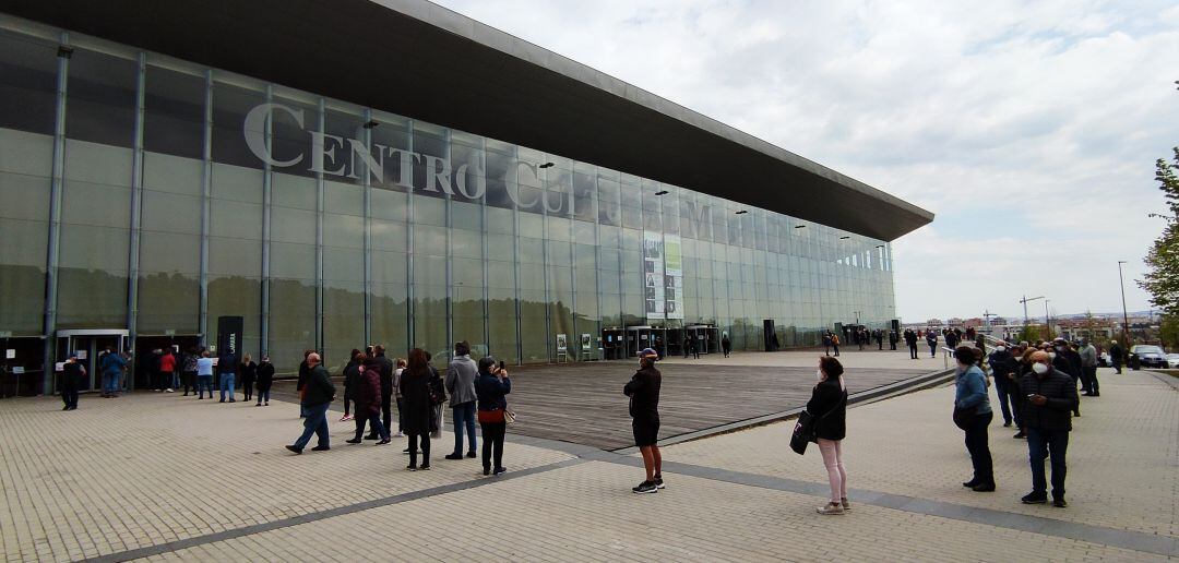 Vacunación en el Centro Cultural Miguel Delibes