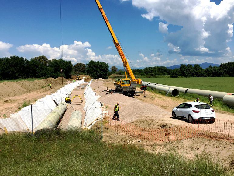 Obras para la elevación de aguas