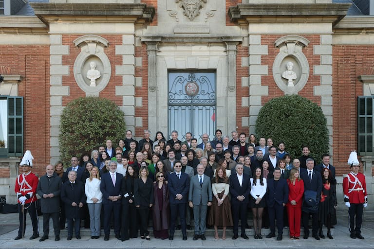 Foto de familia de los premiados en los Ondas 2025
