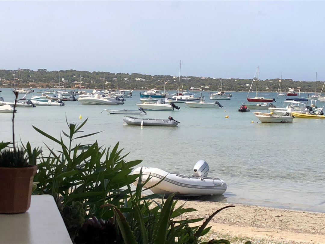 Imagen de archivo de la playa de Es Pujols