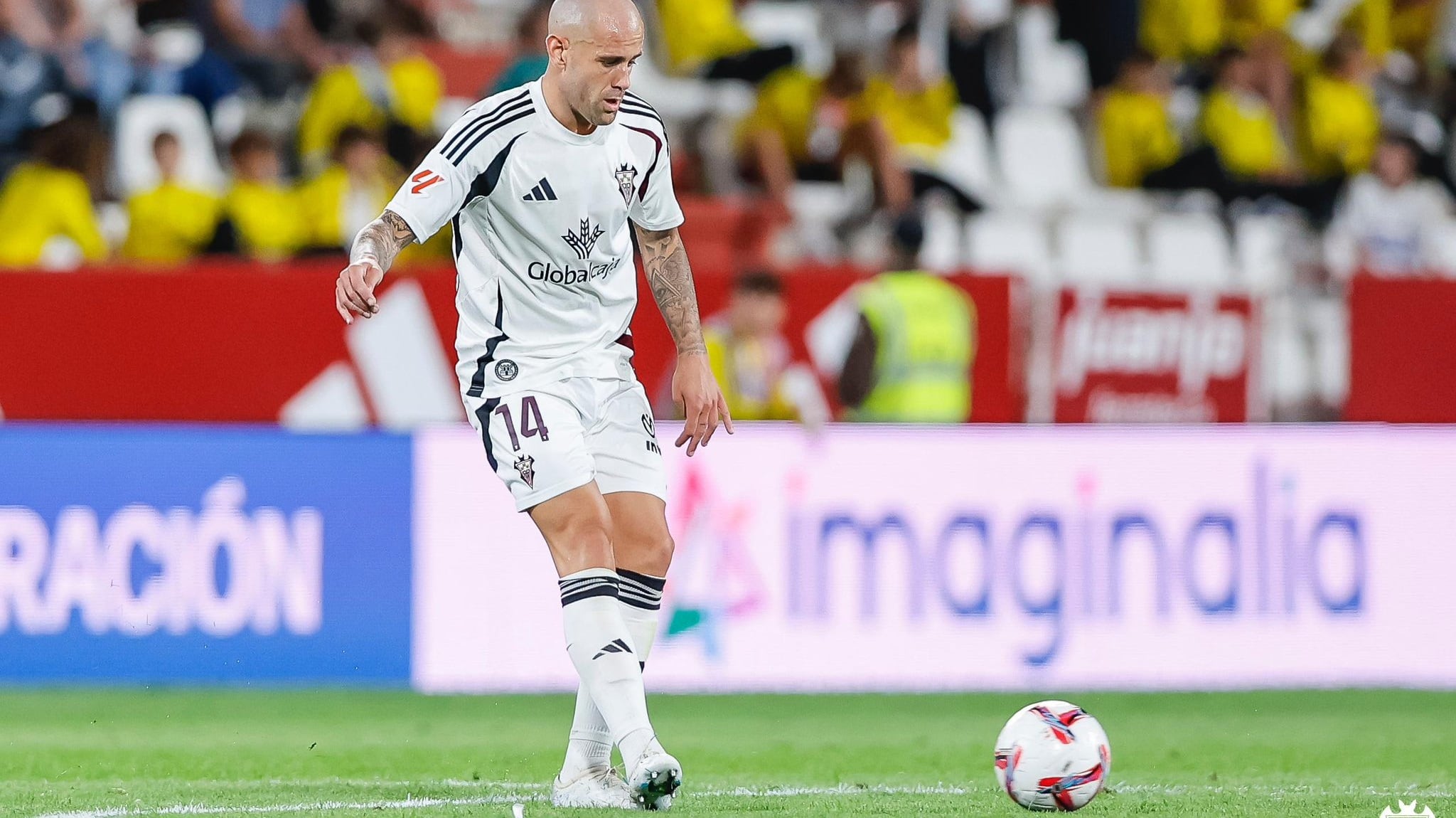 Jon García, en un partido con su nuevo club.