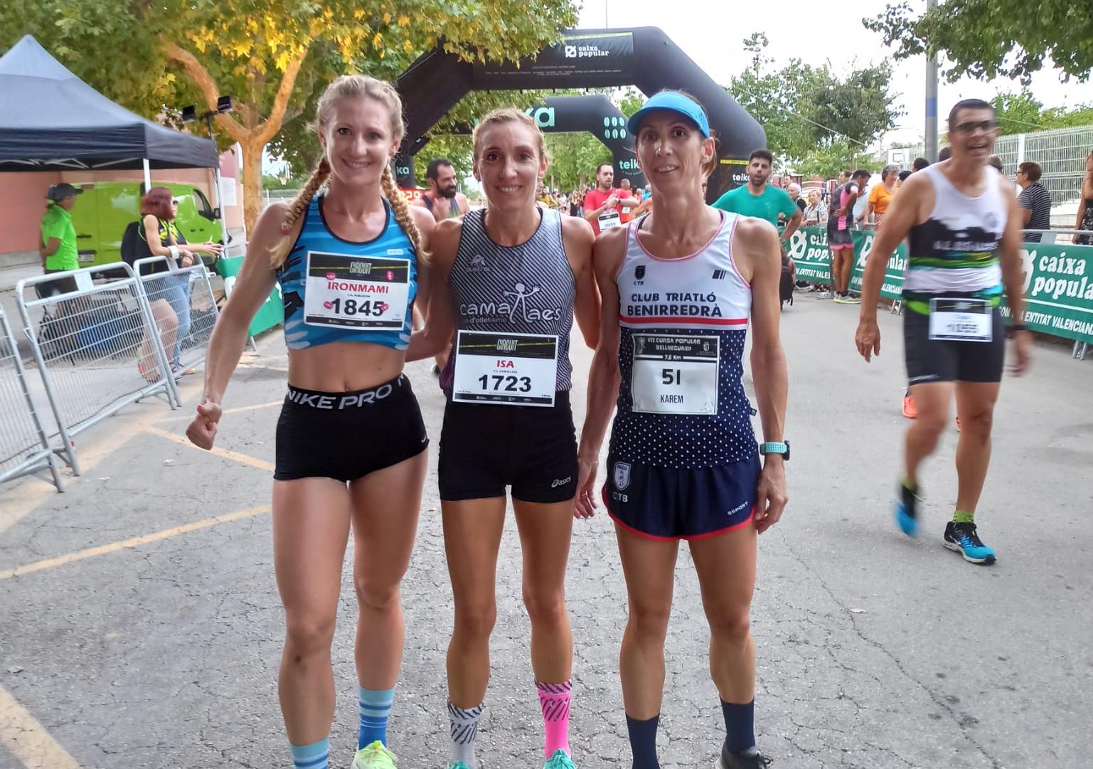 Cristina Rosellò, Isa Ferrer y Karem Faus campeonas de la carrera