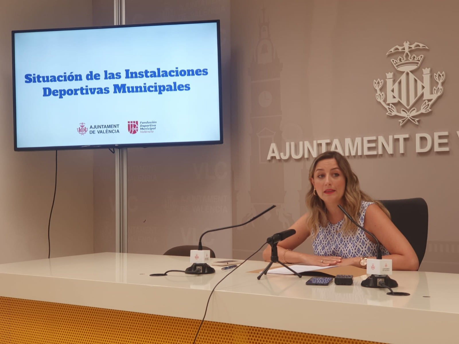 Rocío Gil, concejala de Deportes en el Ayuntamiento de València, hace balance de la situación de las instalaciones deportivas municipales tras un año de gestión