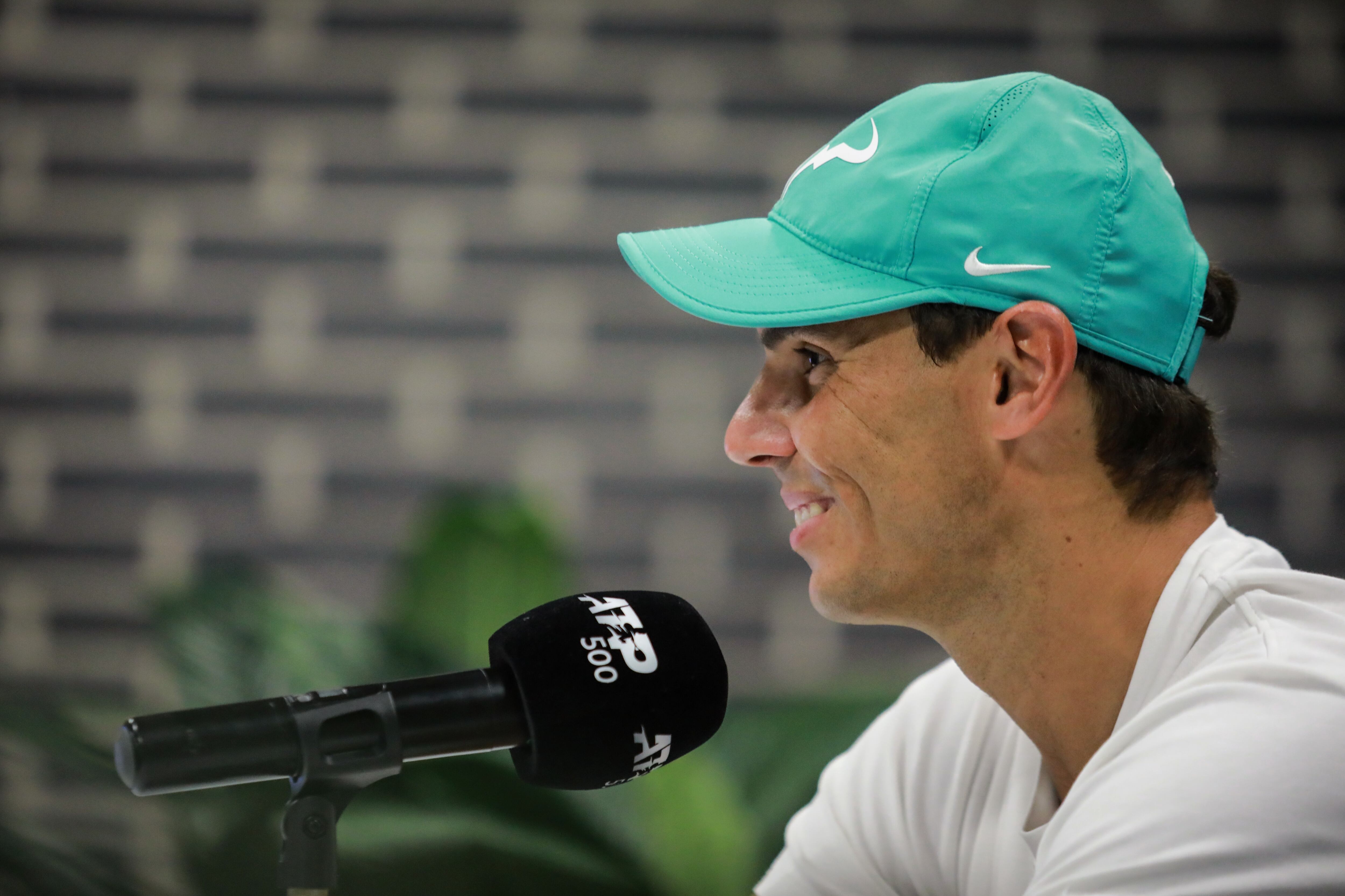 MEX5726. ACAPULCO (MÉXICO), 20/02/2022.- El tenista español Rafael Nadal participa en una rueda de prensa hoy, previo al Abierto Mexicano de Tenis en el balneario de Acapulco, estado de Guerrero (México). EFE/David Guzmán
