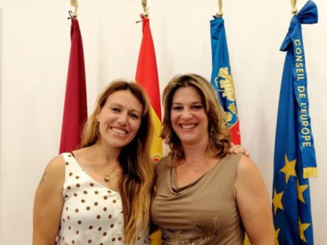 Las dos concejalas de Ciudadanos.