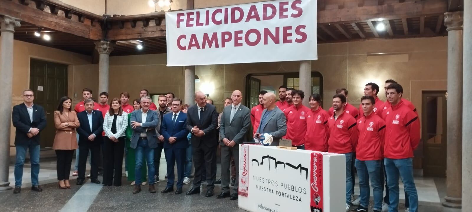 Recepción del BM Nava en la Diputación Provincial