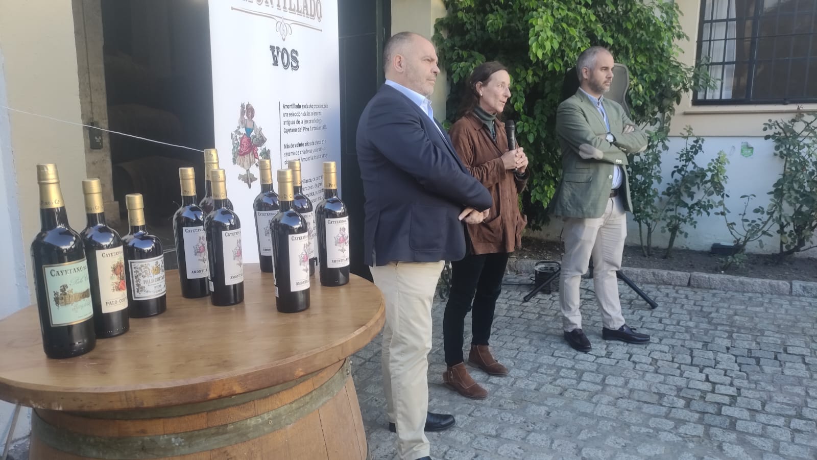 Cayetano del Pino presentó su nuevo Amontillado