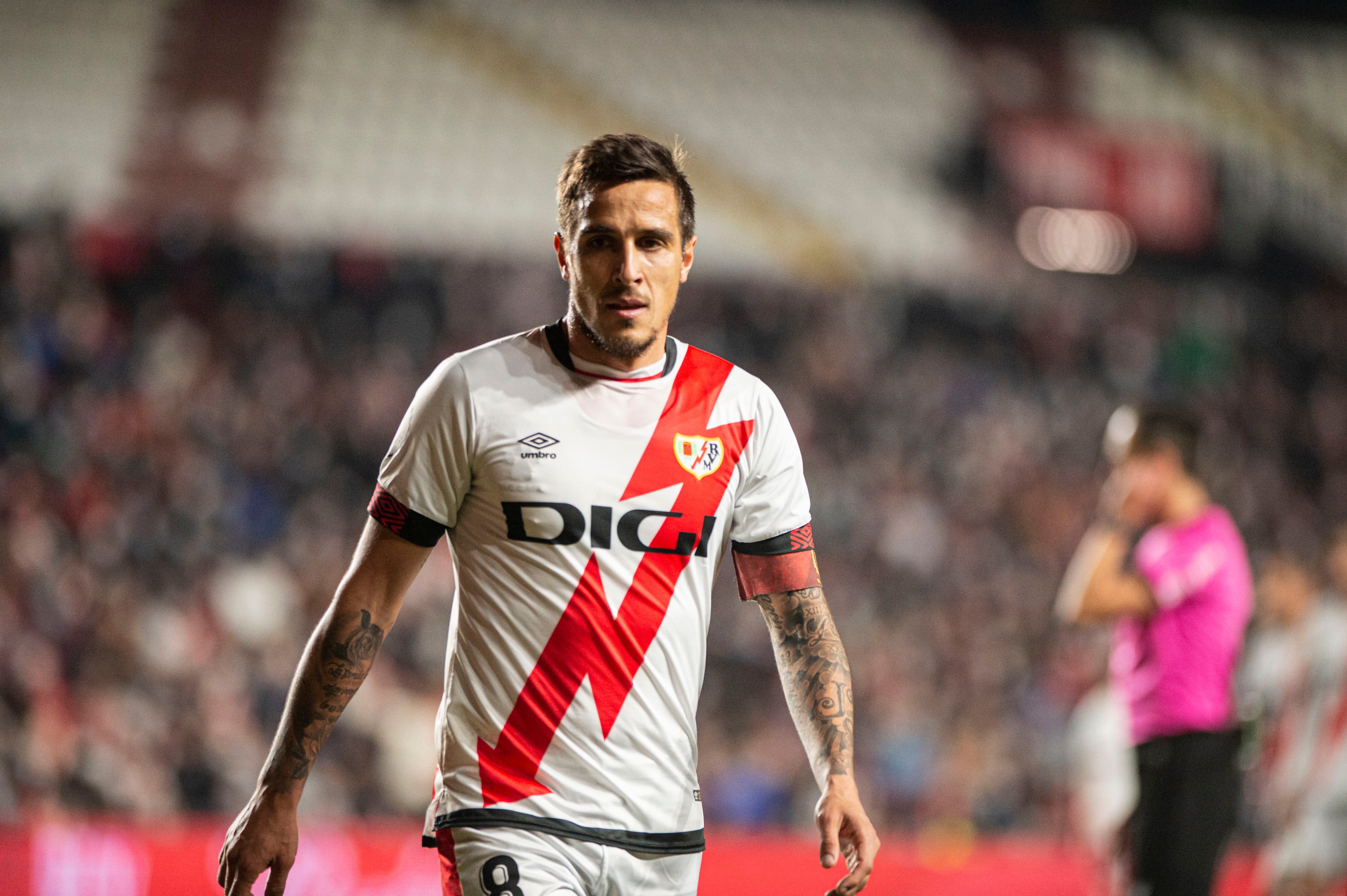 Óscar Trejo en el partido contra CA Osasuna