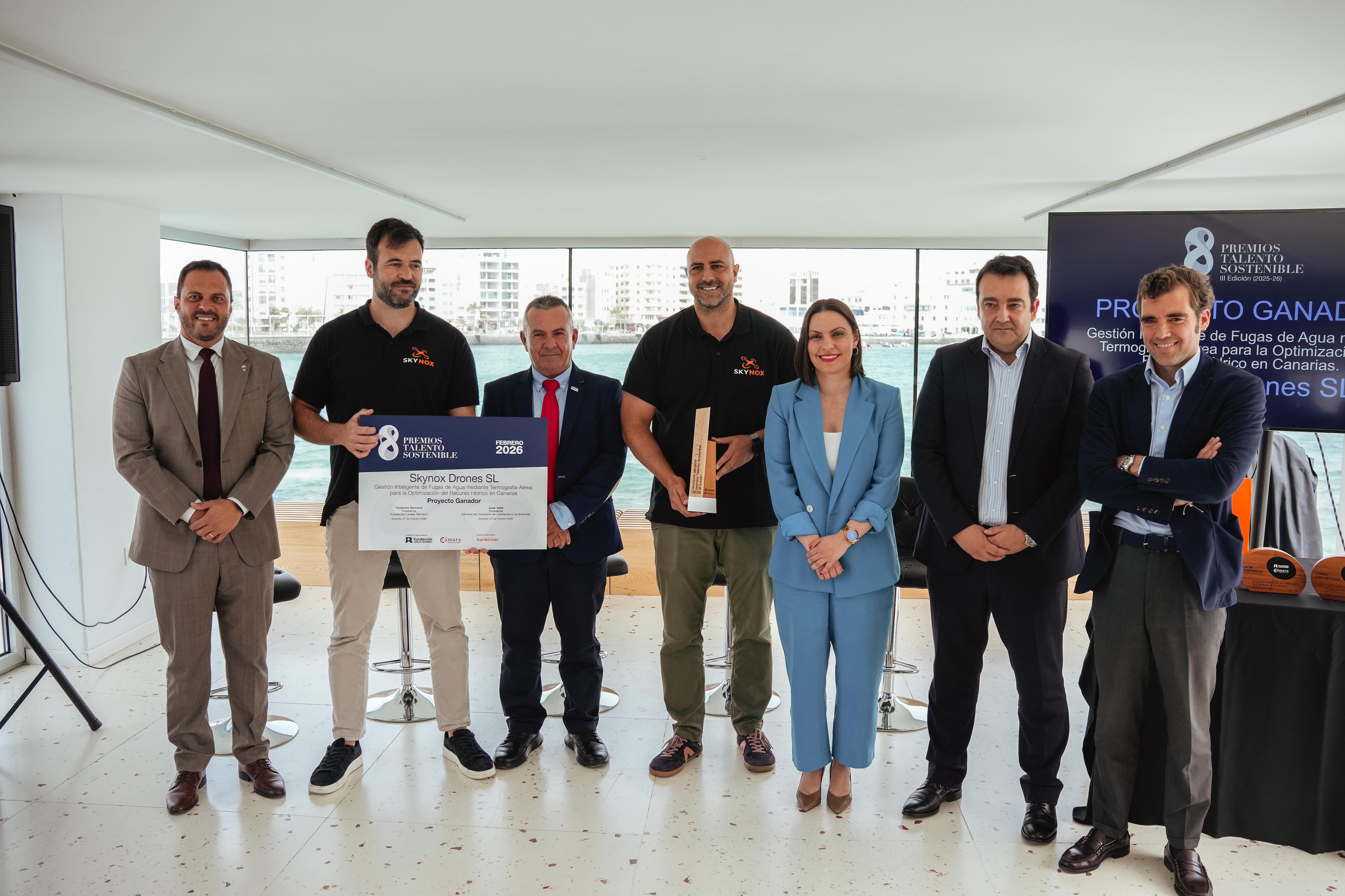 Entrega del Premio Talento Sostenible al proyecto de Skynox Drones SL.