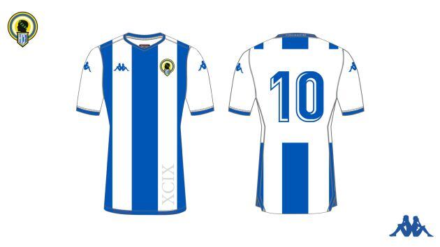Tercera opción camiseta Hércules 2021-2022