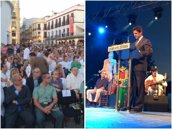 Francisco Rivera este jueves en Ronda