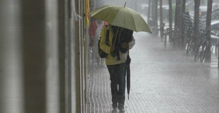 Lluvia en Canarias 