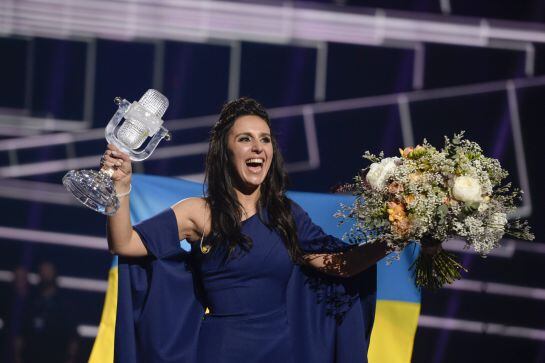 La cantante ucraniana, tras recibir su premio