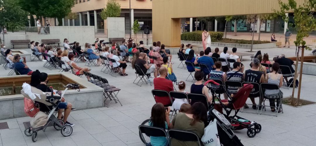 Imagen de uno de los eventos culturales en el barrio de Buenavista.