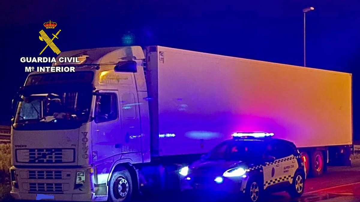 Interceptan en San Javier al conductor de un camión que cuadruplicaba la tasa máxima de alcoholemia