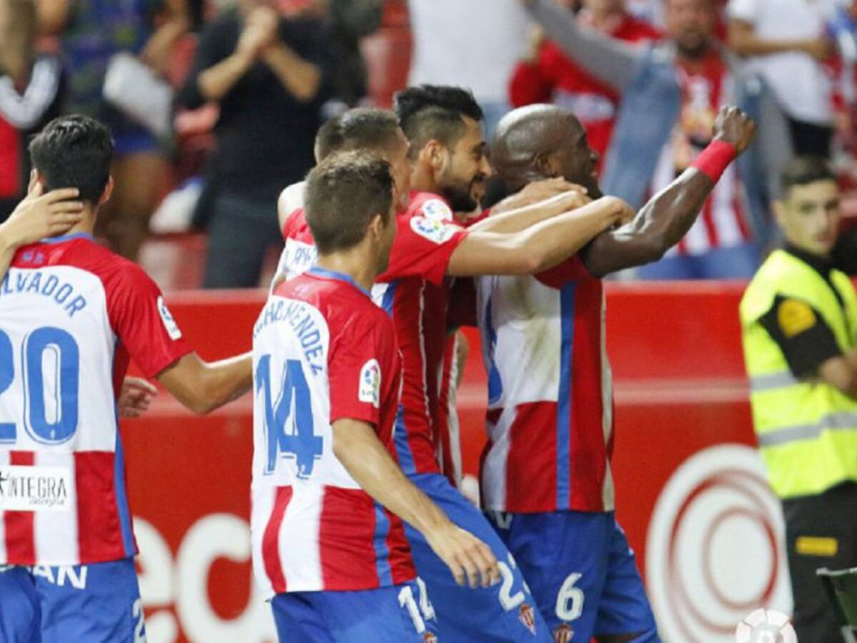 El Sporting golea a Las Palmas (4-0)