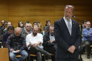 Javier León de la Riva durante el juicio en la imagen de Ical