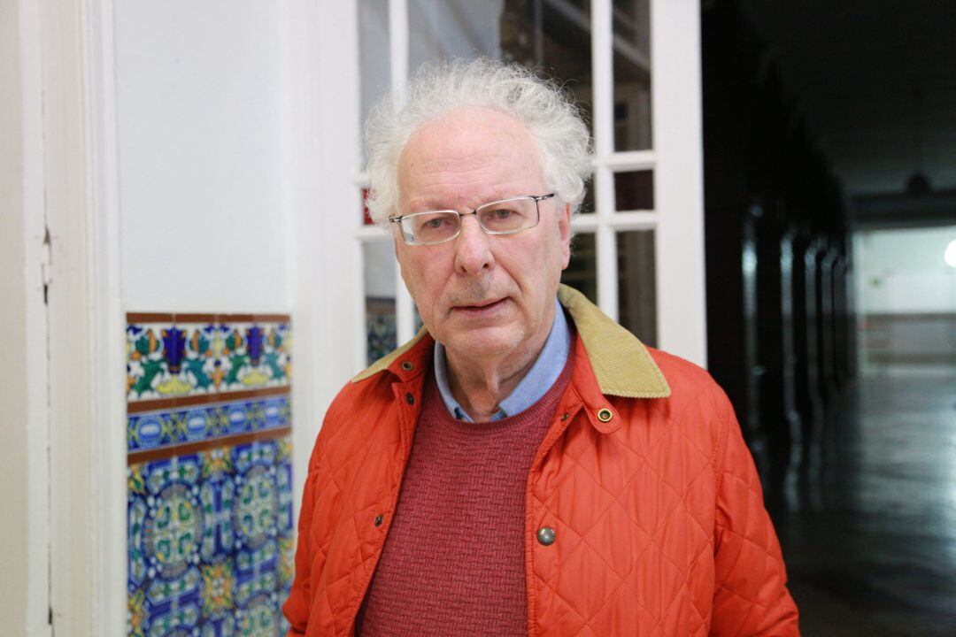 El filósofo Javier Saba durante la presentación de su libro ‘Memorias desvergonzadas’ en Málaga