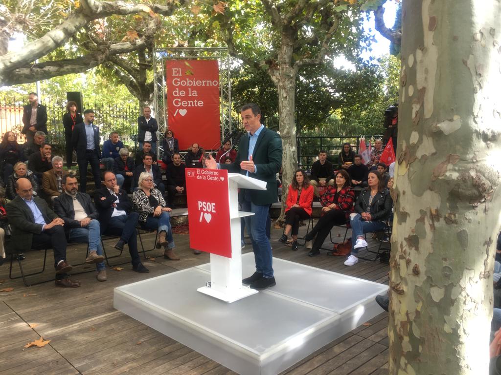 Pedro Sánchez en Soria.