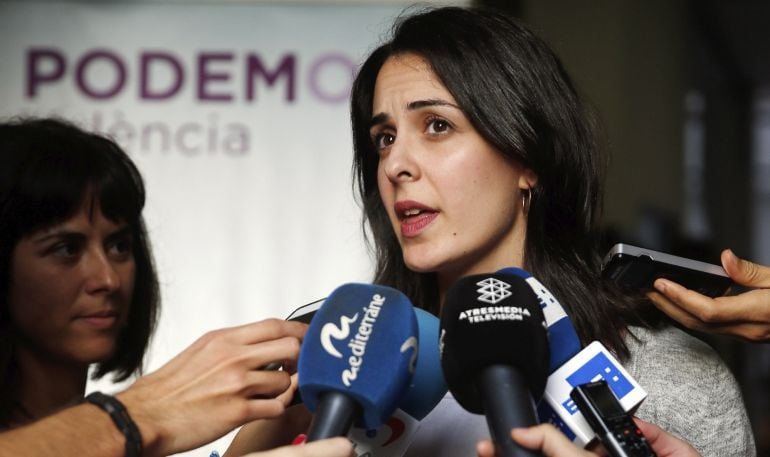 La portavoz de Podemos en el Ayuntamiento de Madrid, Rita Maestre