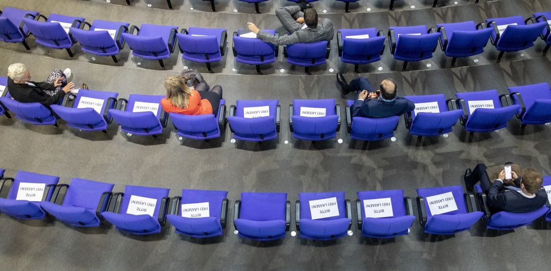 Sesión en el Bundestag .