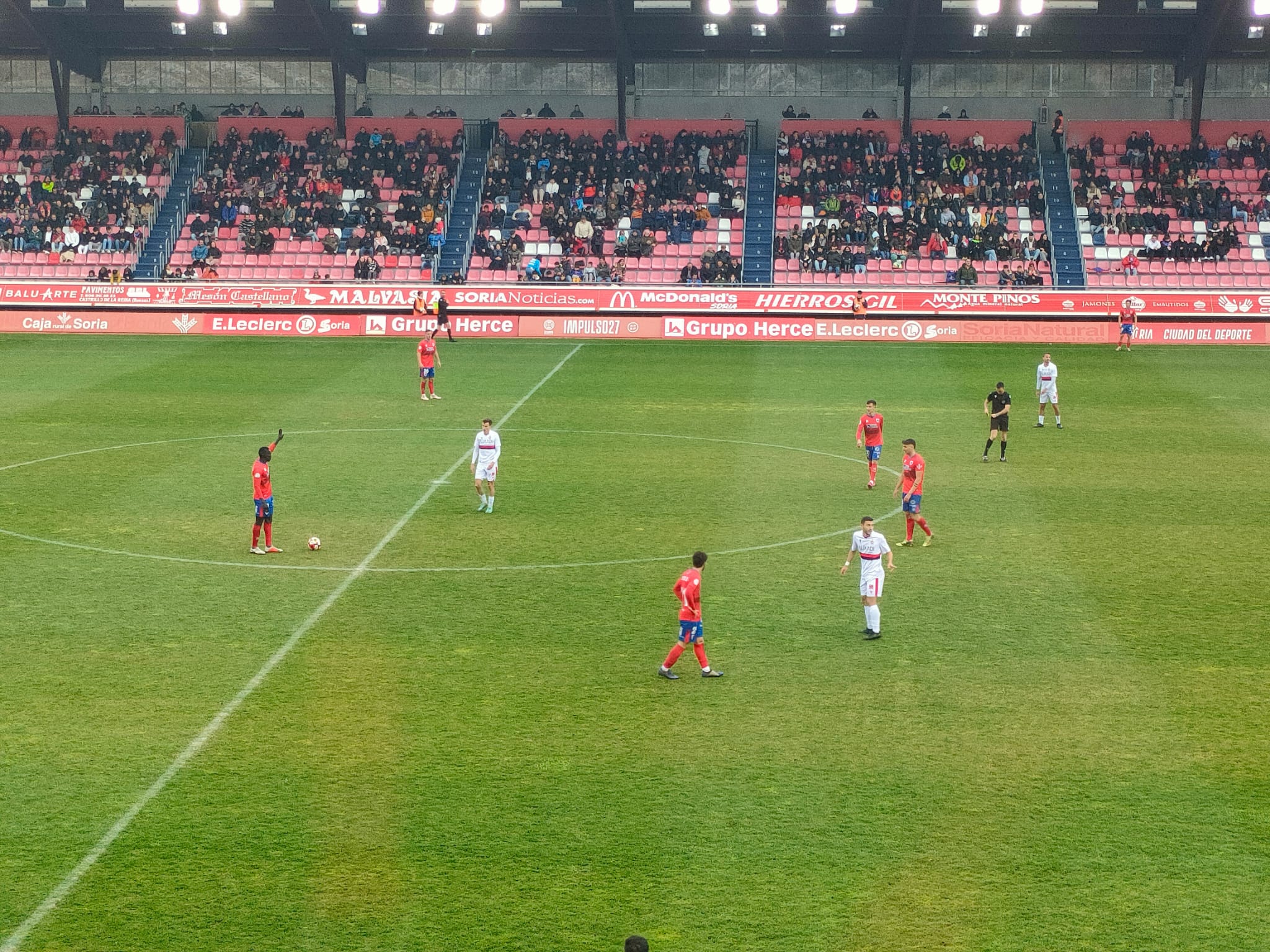 El Numancia sufrió pero se llevó los tres puntos ante Unión Adarve.