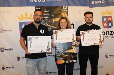 Momento de la presentación del primer concurso de bombo y tambor