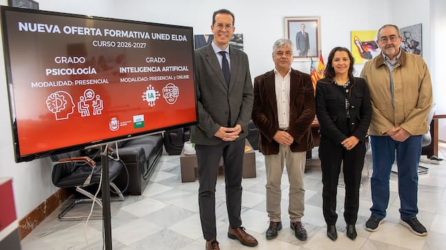 Presentación de las nuevas titulaciones de la UNED de Elda