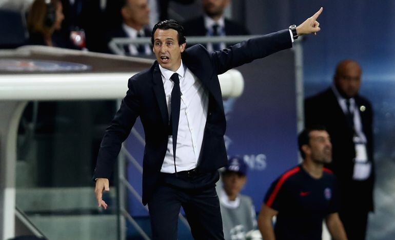 El técnico del PSG Unai Emery.