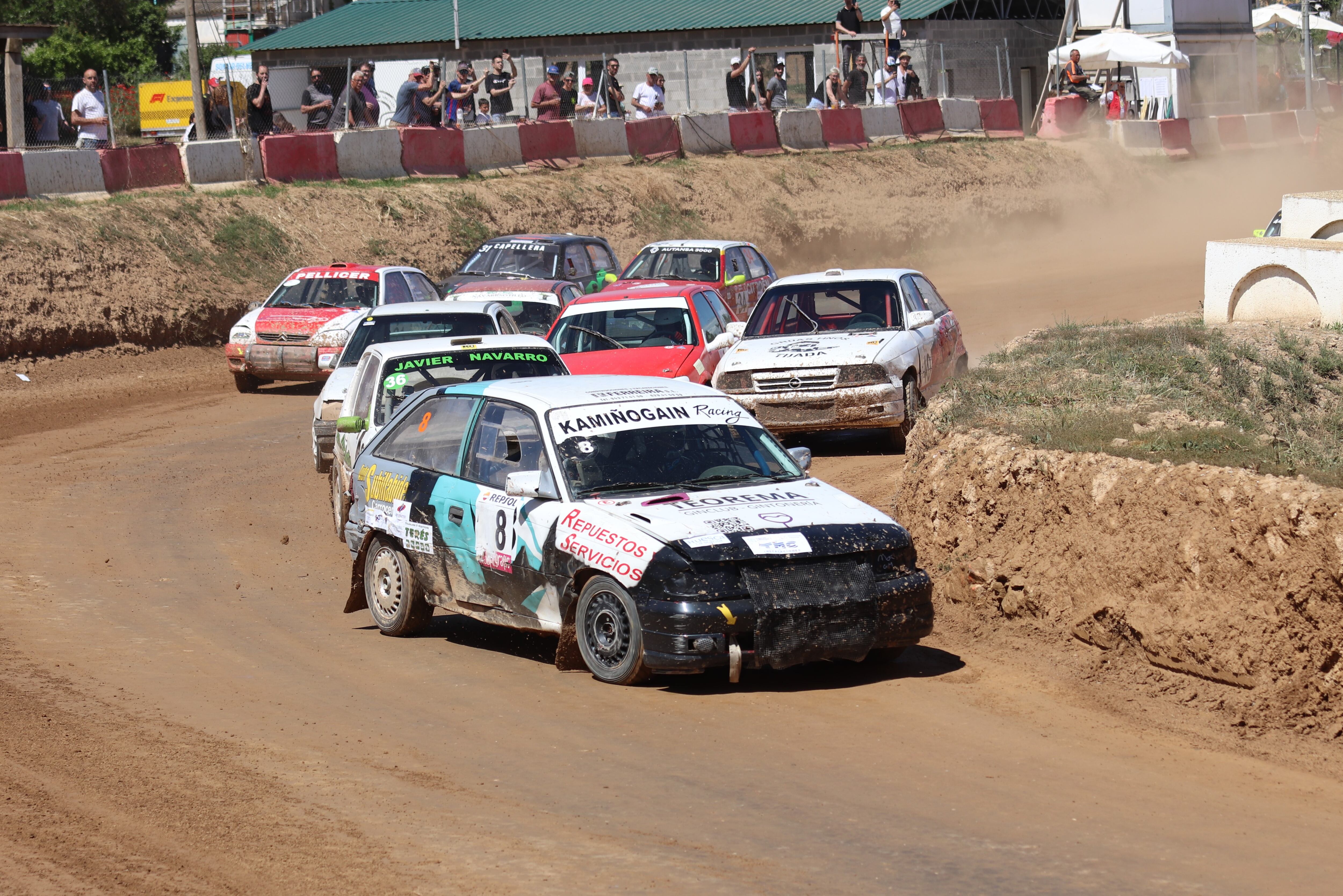 El autocross de Esplús vivió una gran jornada este domingo