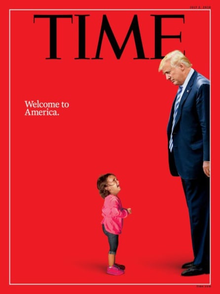 Portada de la revista Time para el número de julio de 2018