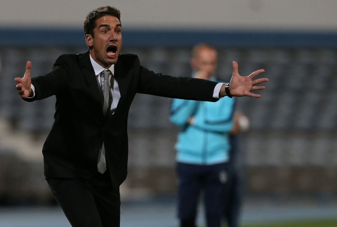 Julio Velázquez durante su paso por Os Belenenses