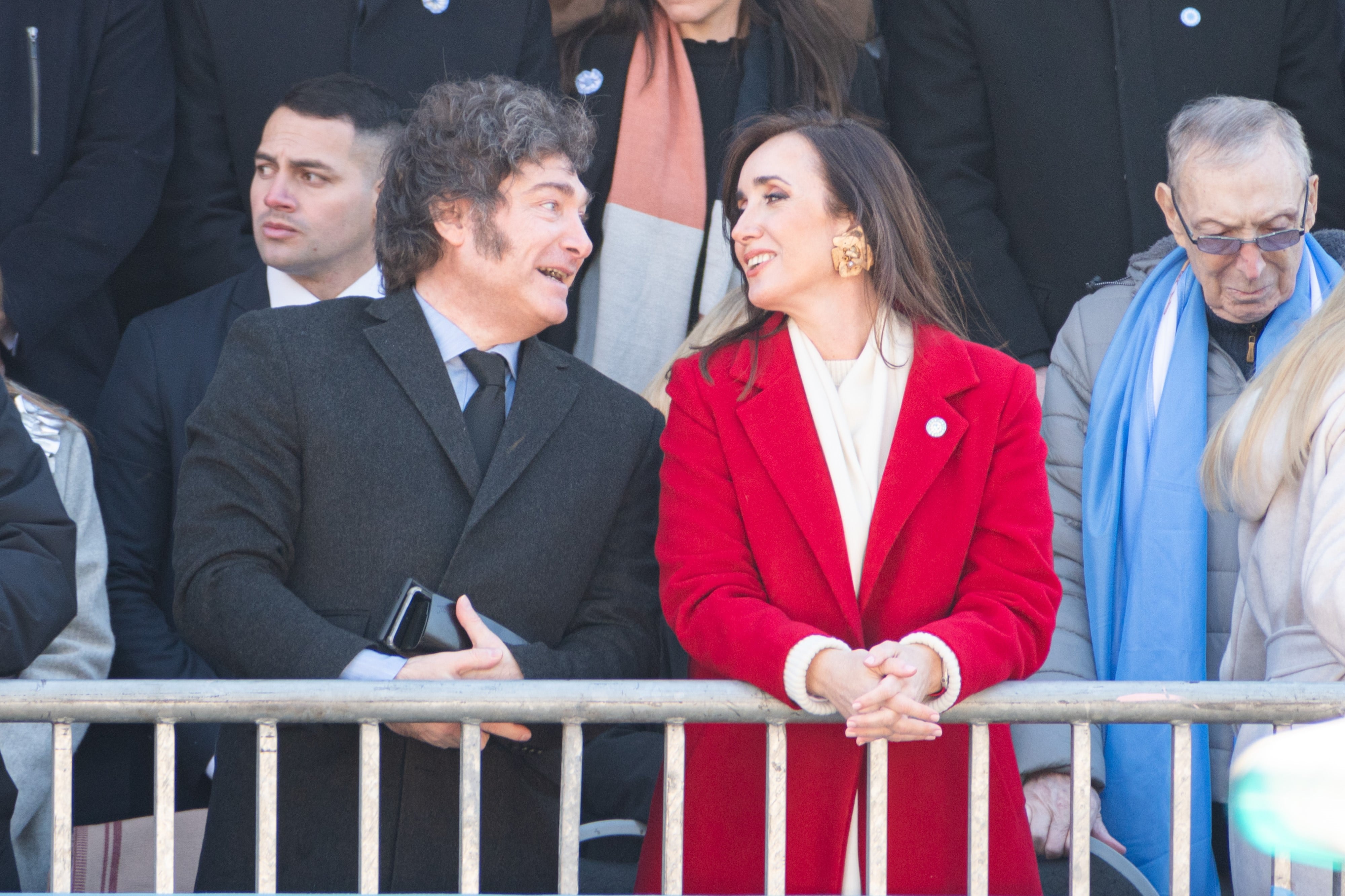 El presidente de Argentina, Javier Milei, junto con su vicepresidenta , Victoria Villarruel. Archivo.