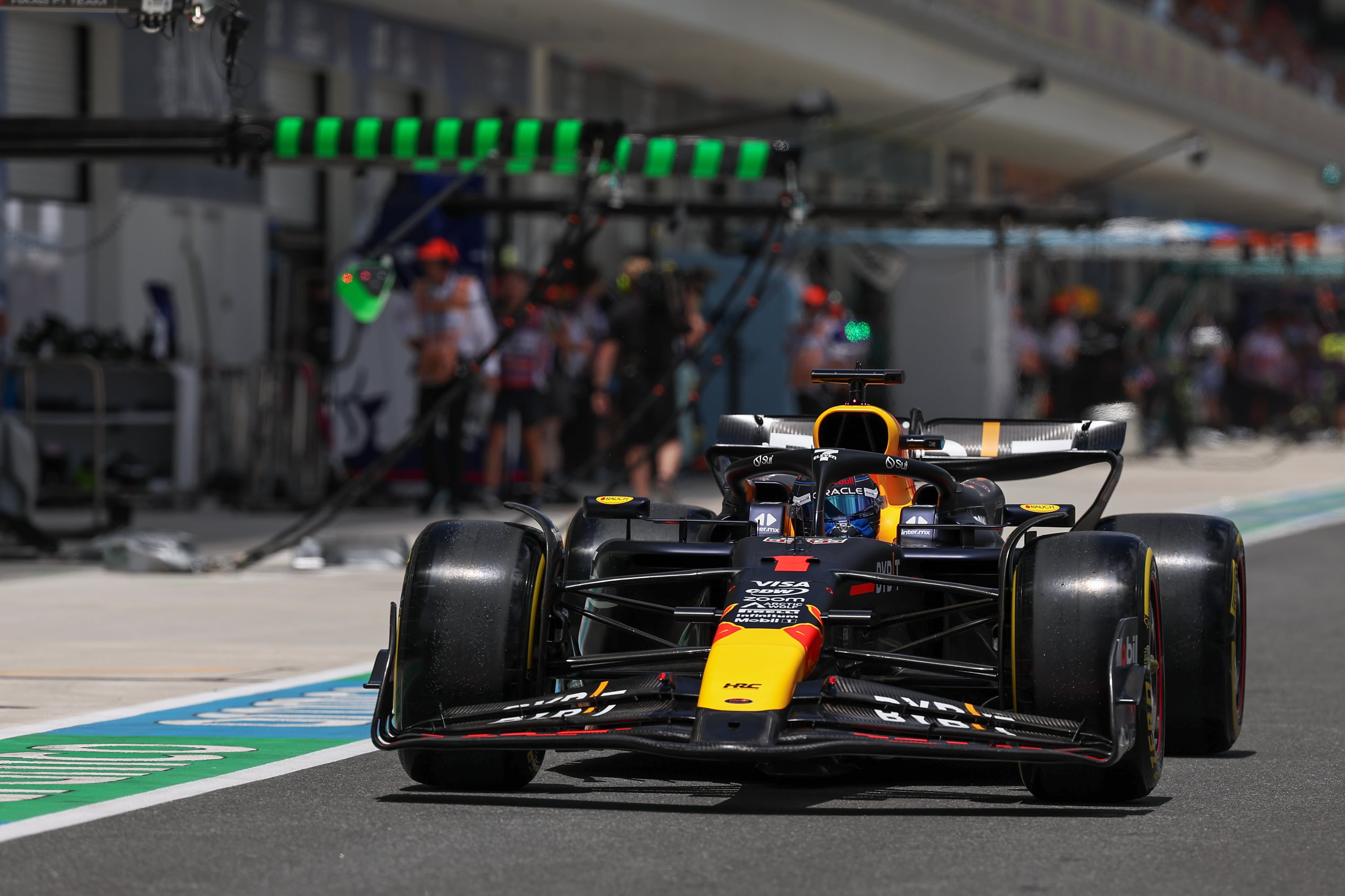 Max Verstappen, durante la clasificación para la carrera al &#039;sprint&#039; del Gran Premio de Miami de Fórmula 1