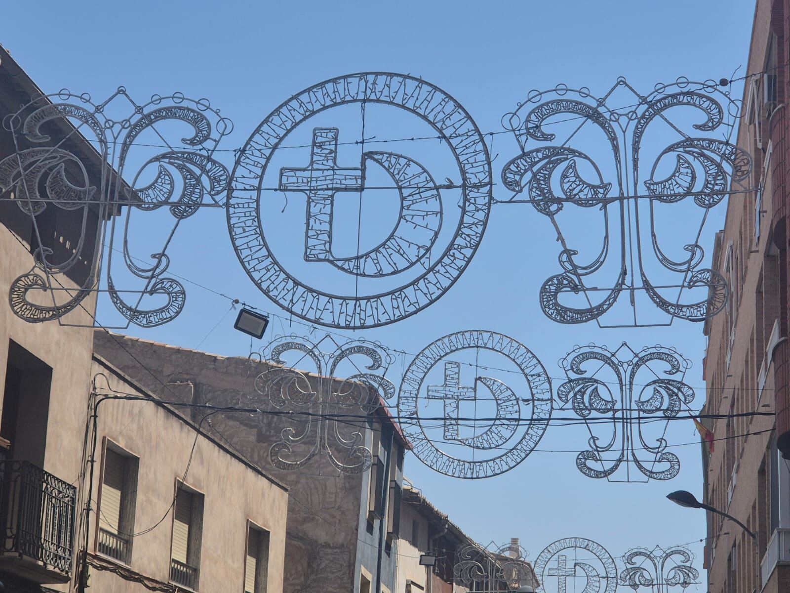 Los arcos luminosos de las fiestas 2025