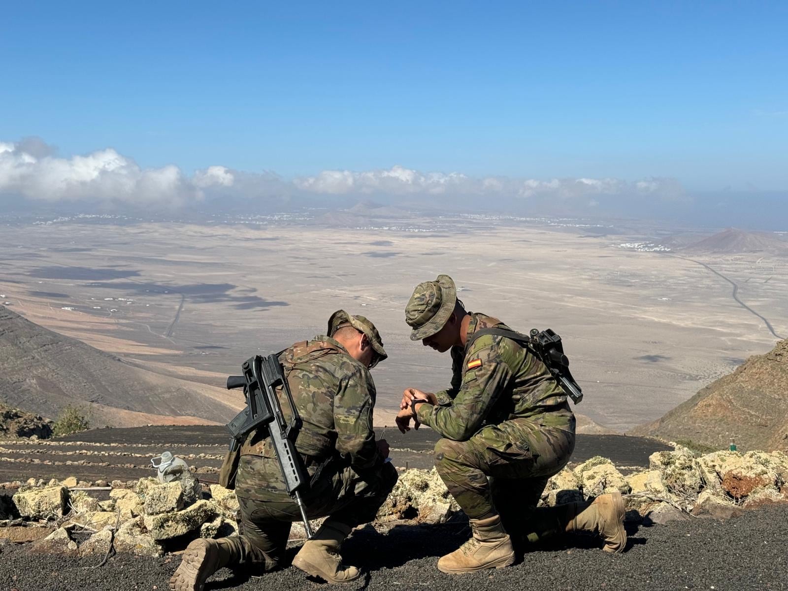 El Grupo Táctico “Canarias” se despliega en Lanzarote.