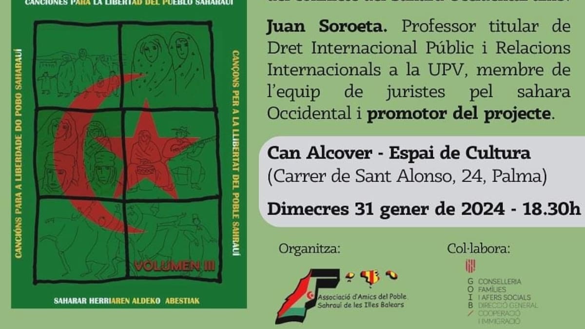 "Cantando a través del muro. Canciones para la libertad del pueblo saharaui", un proyecto musical para reflexionar