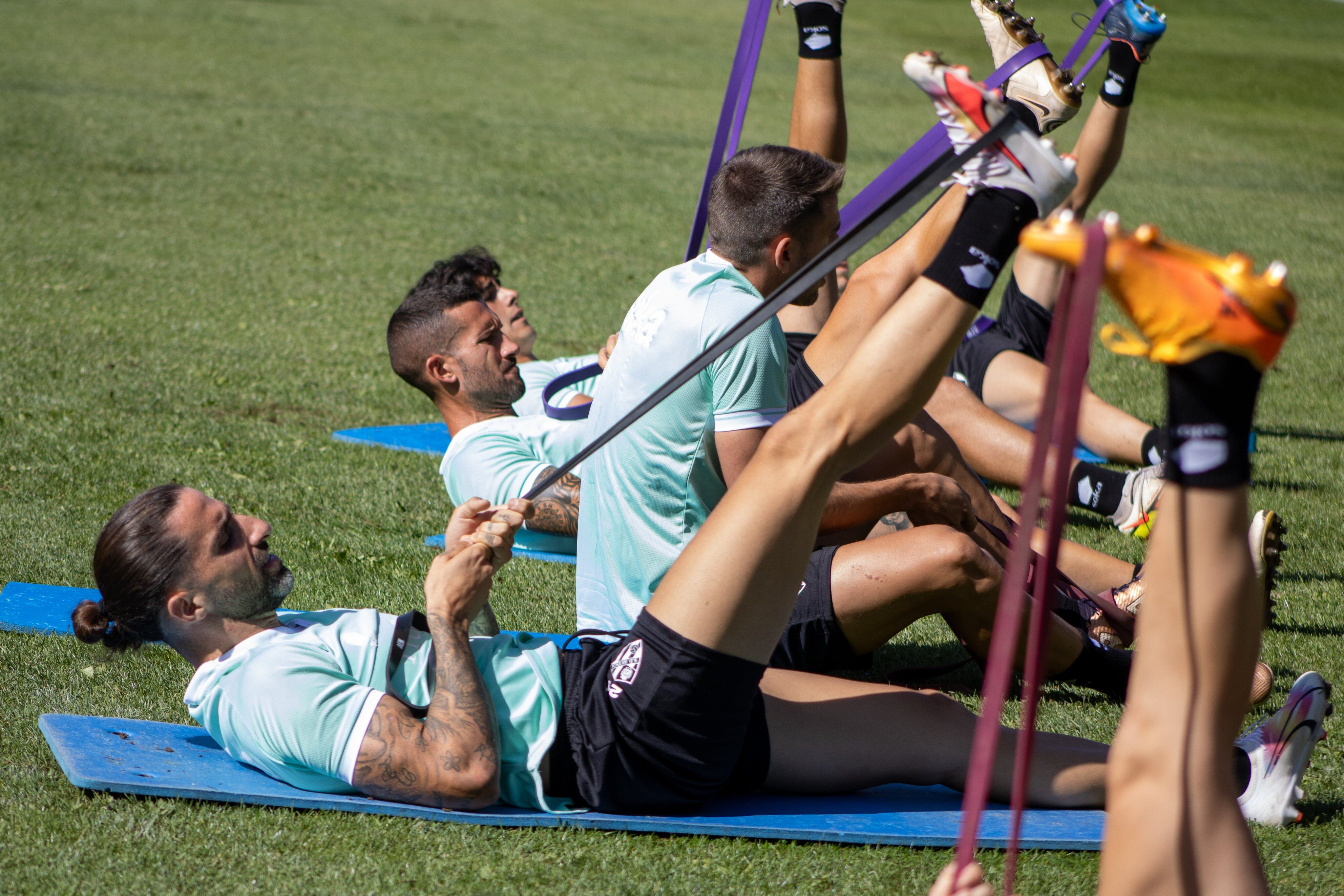 Marc Mateu durante un entrenamiento en Benasque