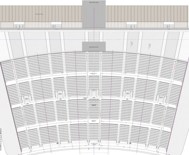 Plano del primer espectáculo que Puy Du Fou ofrecerá en su futuro parque temático de Toledo