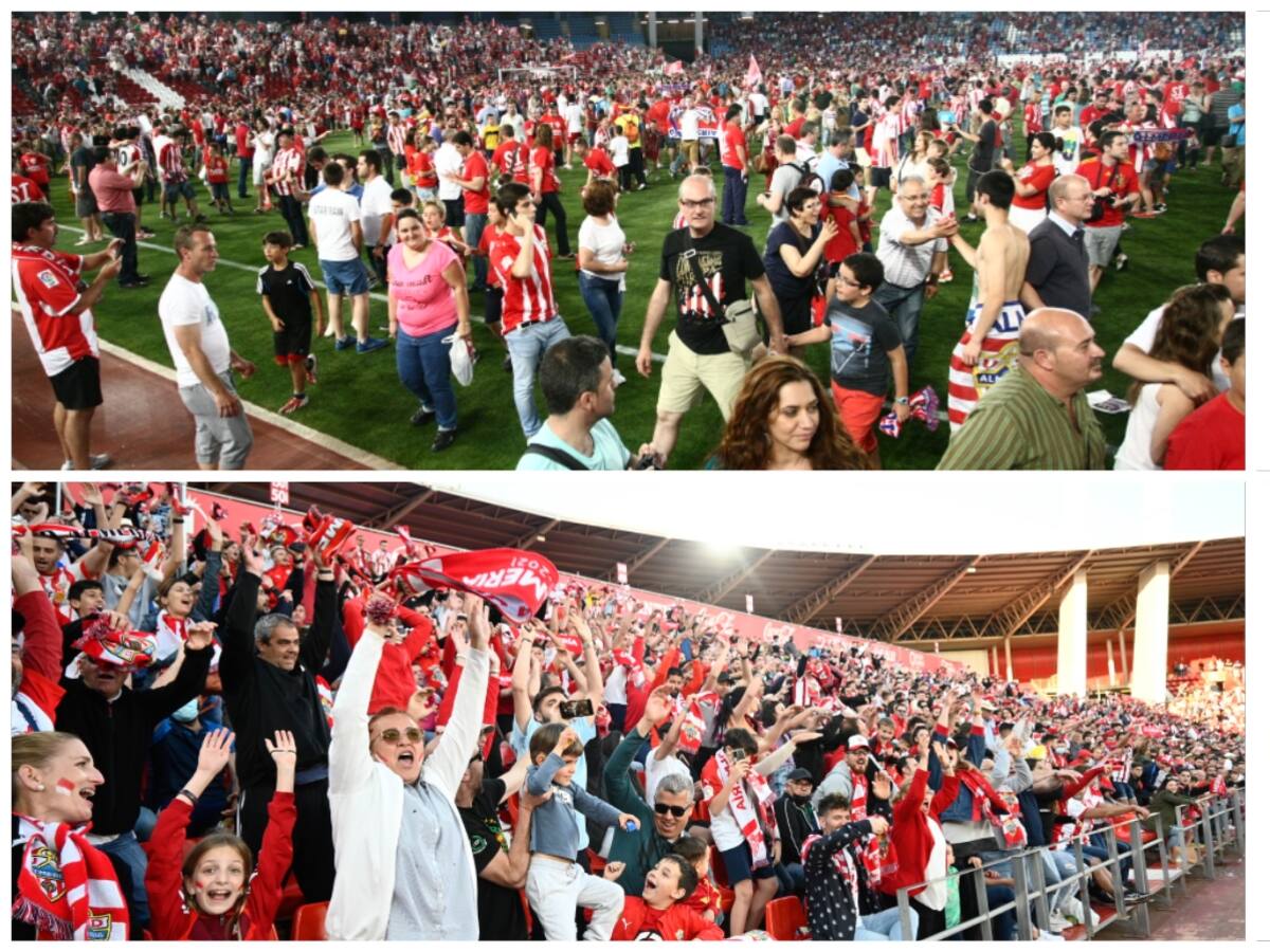 Este ascenso se vive en la grada